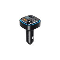 FM модулятор XO BCC08 автомобильное зарядное устройство MP3/PD/2USB/3,1A Черный (XO-BCC08)