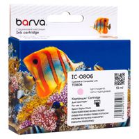 Картридж Epson T0806, Light Magenta, P50, PX660/660+/720WD/730WD/820FWD/830FWD, 13 мл, Barva (C13T08064010 / C13T08064011 / IC-0806)