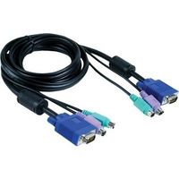 Комплект кабелей D-Link DKVM-CB для KVM-переключателей, 1.8м