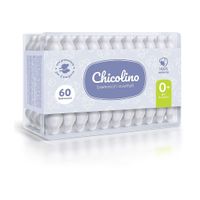 Ватные палочки Chicolino с ограничителем, 60 шт (4823098407485)