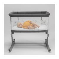 Кроватка Lionelo приставная Aurora Grey Graphit (LO-AURORA GREY GRAPHITE)