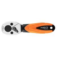 Тріскачка Neo Tools 1/4", 105 мм, CrV, 48 зубців (08-512)