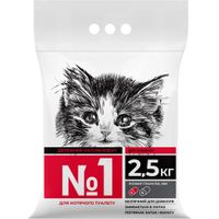Наполнитель для туалета Super Cat №1 Деревянный впитывающий 2.5 кг (6989)
