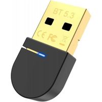 Бездротовий Bluetooth 5.3 USB адаптер STLab міні, радіус дії до 20 м, чорний
