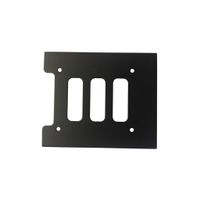 Фрейм-перехідник Maiwo для 2.5 "HDD / SSD в 3.5" відсік метал, розмір 122 х 100 х 25 мм, чорний (K4)