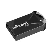 USB Flash Drive 4Gb Wibrand Hawk Black (WI2.0/HA4M1B)