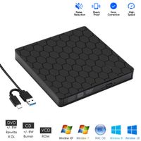 Зовнішній оптичний привід Maiwo K529, Black, DVD+/-RW, Type-C USB 3.0