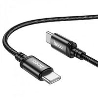 Кабель HOCO X89 Wind 60W charging data cable Type-C to Type-C Black