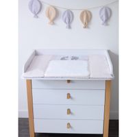 Пеленальный матрасик Верес Summer Bunny pink NEW 72х80 см (426.4.1)