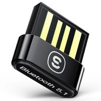 Bluetooth-адаптер  ESSAGER Mini BT5.0 Adapter Black