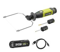 Термонож Ryobi RHC4-120G аккумуляторный 4В USB Lithium 450 градусов 5 сменных насадок АКБ 1х2Аг