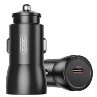 Автомобильная зарядка XO CC57 25W Metal Car Charger Type-C PD (Черный)