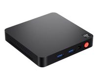 Неттоп Beelink Thin T5, Black, Celeron N4020 (2x1.1-2.8 GHz, 6 Вт), 4Gb DDR4 SO-DIMM, 64Gb SSD, UHD Graphics 600, WiFi 5, Bluetooth 5.2, GLan, 3xUSB 3.2, 2xHDMI, Windows 11 Pro (BLT5N4020464BK_W6)