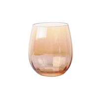 УЦИНКА! Набор стаканов низких Ardesto Black Mars Amber 480мл, 2шт, стекло, золотистый