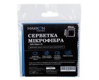 Серветка чистяча Makkon для екранів, мікрофібра 20x20 см (ZMN-Wipes-20)