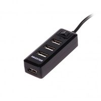 Хаб USB 2.0 Maxxter HU2A-4P-AC-03