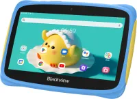 Blackview Tab 3 Kids, синій, 7-дюймовий HD 1024*600, 7731E, чотири ядра, 1,3 ГГц, фронтальна 0,3 МП; Задня камера 2 МП, 2 ГБ/32 ГБ, акумулятор 3280 мАг, Doke 3.0 Go (Android 13), версія WiFi, 802.11 b/g/n (2,4 ГГц), Bluetooth