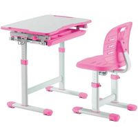 Парта зі стільцем FunDesk Piccolino III Pink-w