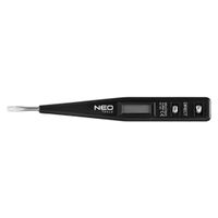 Детектор напруги Neo Tools, 12-250В, РК-дисплей