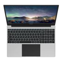 Ноутбук THOMSON Neo N15, 15,6 дюймів, Intel Celeron N4020/1920x1080 FHD TN, 8 ГБ RAM DDR4, 256 ГБ SSD, Wi-Fi AC, BT, 1 МП веб-камера, дані TypeC, 8000 мАг 7,6 В, Windows 11S, клавіатура QWERTY США, сріблястий