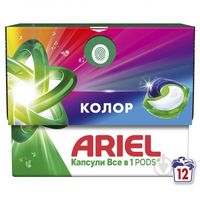 Капсулы для стирки Ariel Pods All-in-1 Color Для цветной 12 шт. (8700216766197)